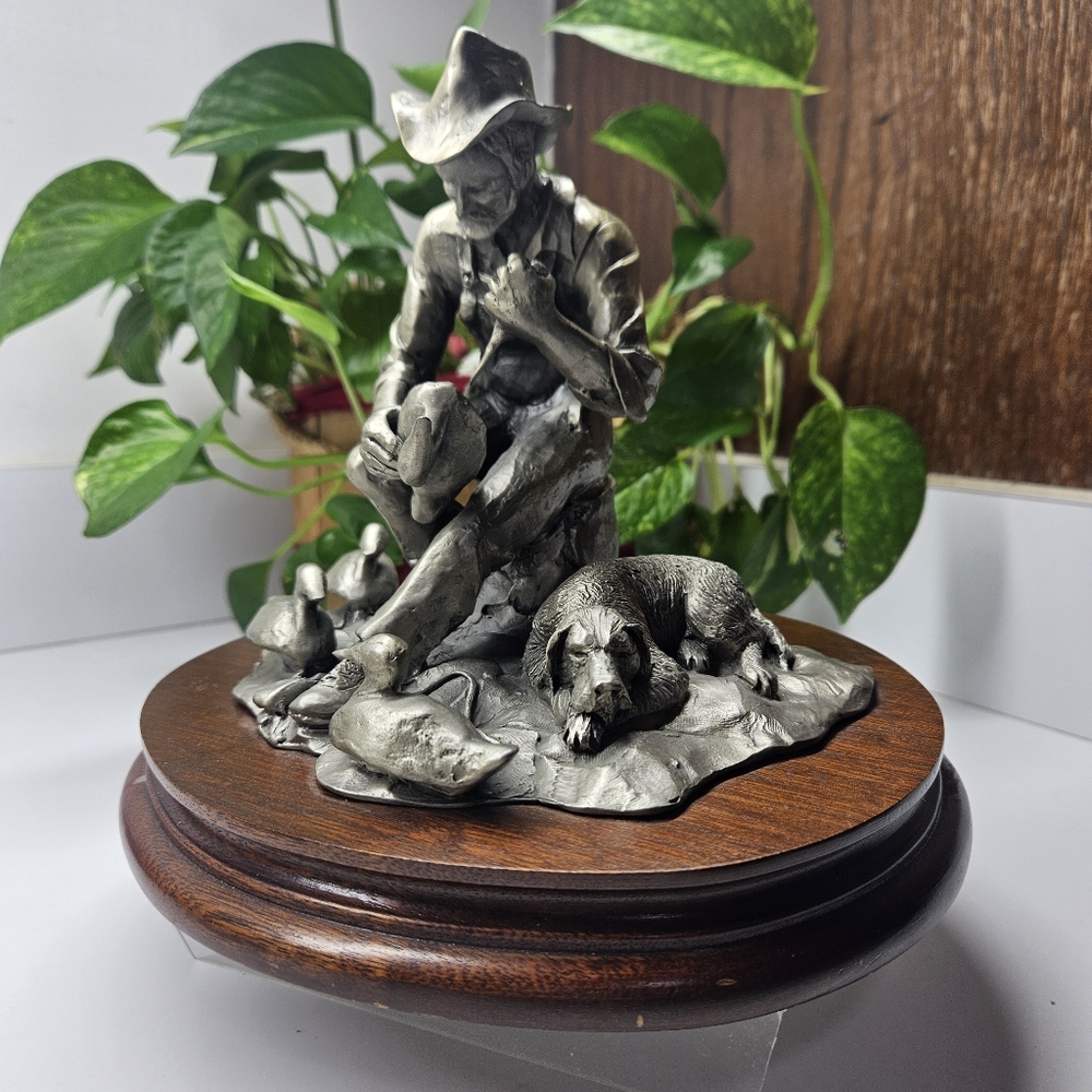 1979 The Decoy Carver Chilmark Fine Wenster Pewter Sculpture Larry D Wethuholt